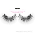 Transparent stems naturally thick cross 3D mink false eyelashes